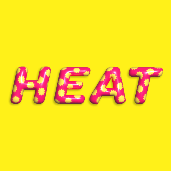 Heat Word Art by Cherbear Creative Studio